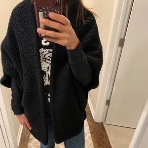 Michael Stars reversible fleece Wrap sz SM/MED